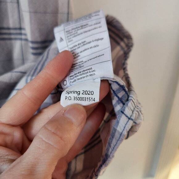 Carhartt Original Fit Plaid Short Sleeve Button Down Shirt Casual Grey Men's 2XL - Picture 9 of 9